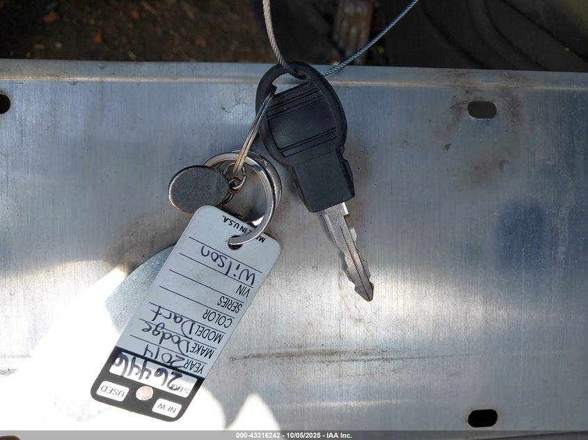 2014 DODGE DART SXT 1C3CDFBB3ED860613