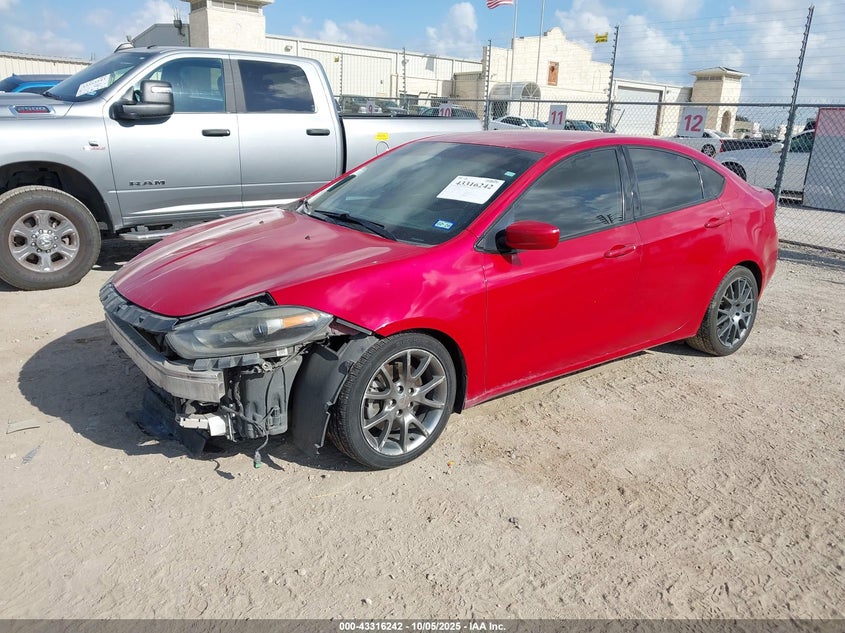 2014 DODGE DART SXT 1C3CDFBB3ED860613