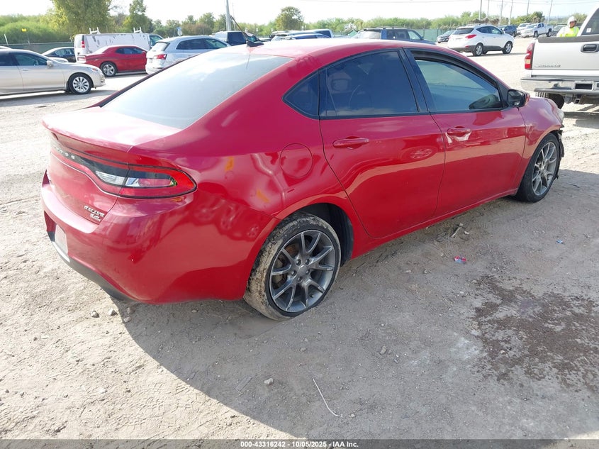 2014 DODGE DART SXT 1C3CDFBB3ED860613