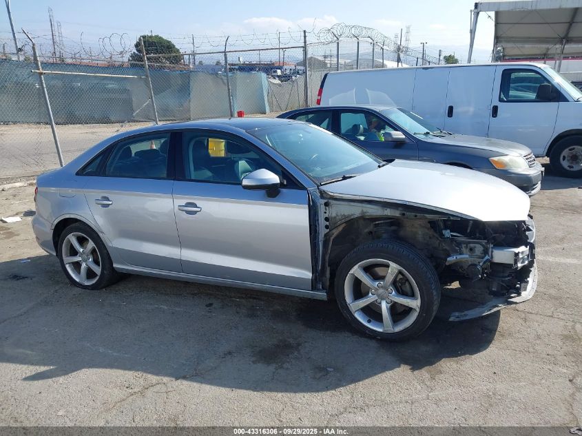 2016 Audi A3 2.0T Premium VIN: WAUB8GFF0G1082366 Lot: 43316306