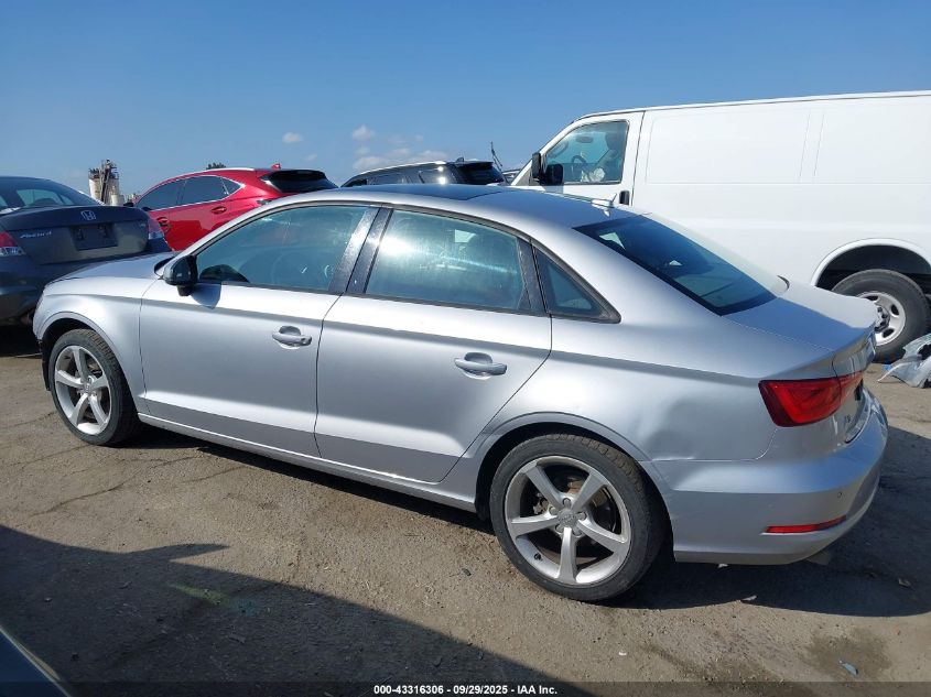 2016 Audi A3 2.0T Premium VIN: WAUB8GFF0G1082366 Lot: 43316306