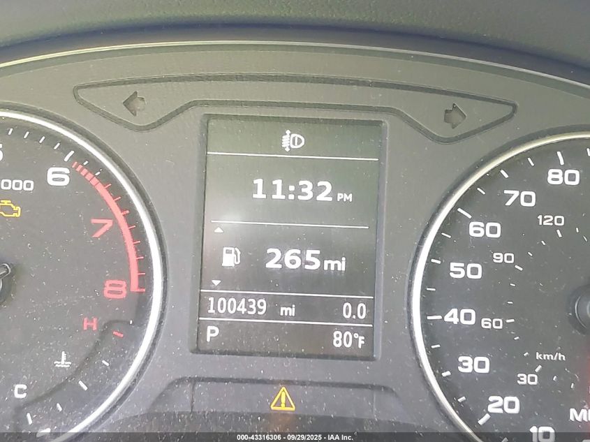 2016 Audi A3 2.0T Premium VIN: WAUB8GFF0G1082366 Lot: 43316306