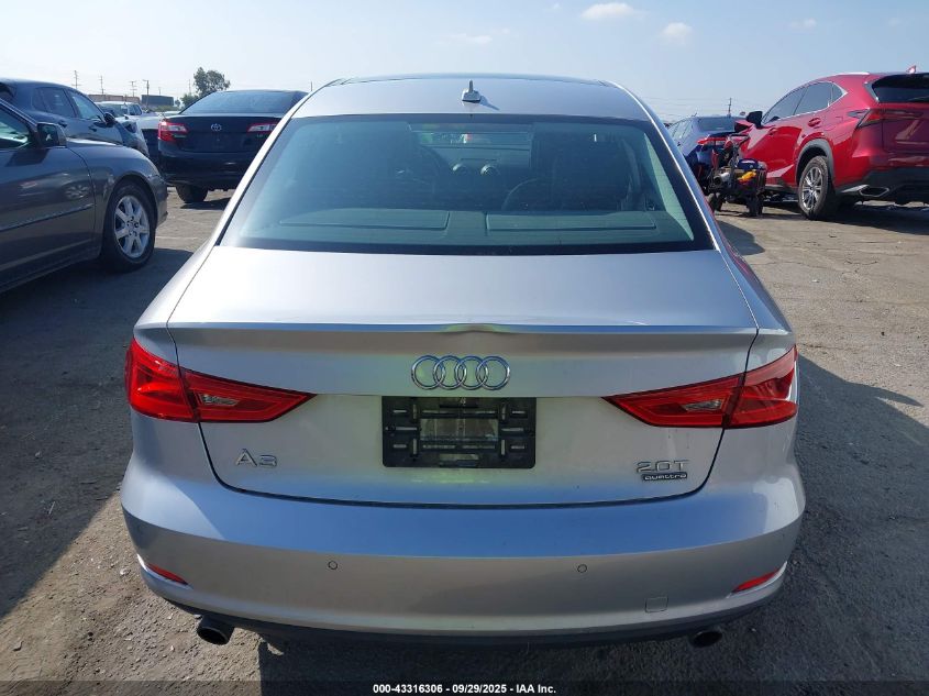 2016 Audi A3 2.0T Premium VIN: WAUB8GFF0G1082366 Lot: 43316306