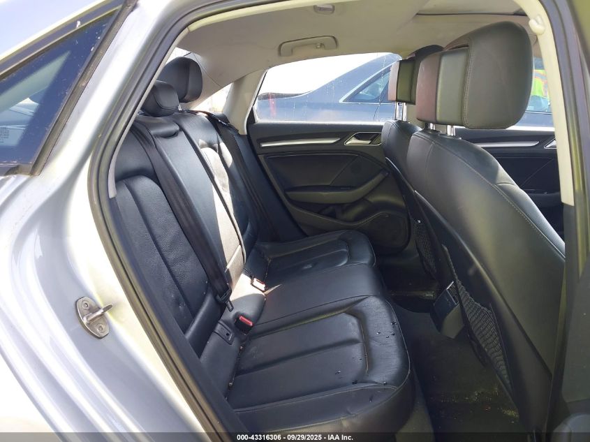 2016 Audi A3 2.0T Premium VIN: WAUB8GFF0G1082366 Lot: 43316306