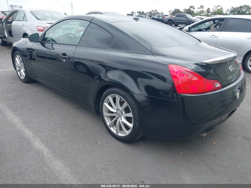 2008 Infiniti G37 Journey black coupe gasoline JNKCV64E58M108382 photo #4