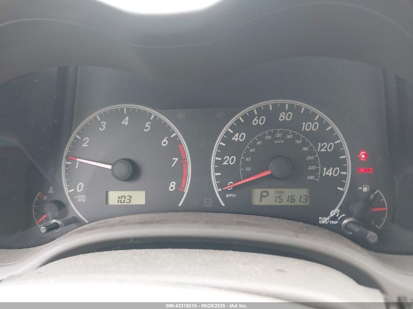 2009 Toyota Corolla Le VIN: JTDBL40E89J005005 Lot: 43316315