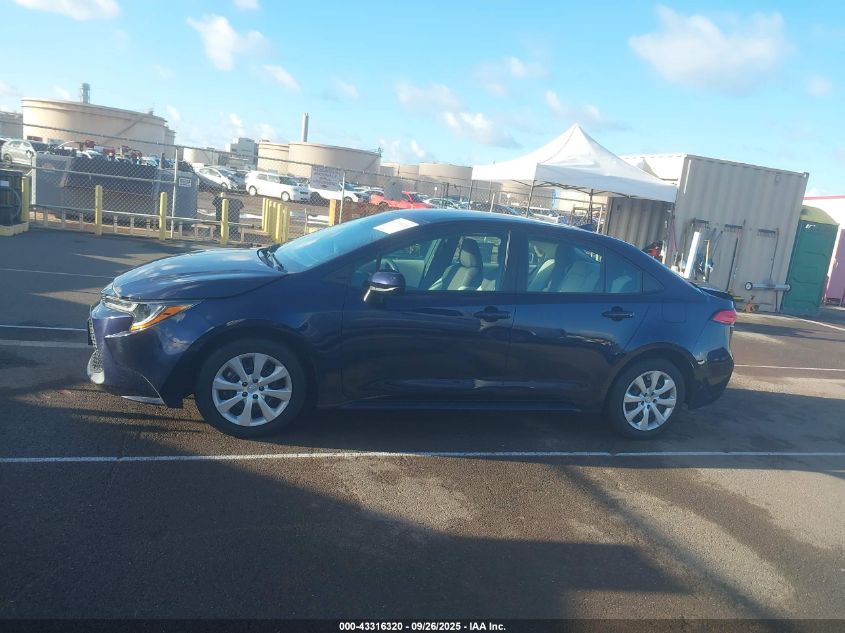 2021 Toyota Corolla Le VIN: 5YFEPMAE1MP196805 Lot: 43316320