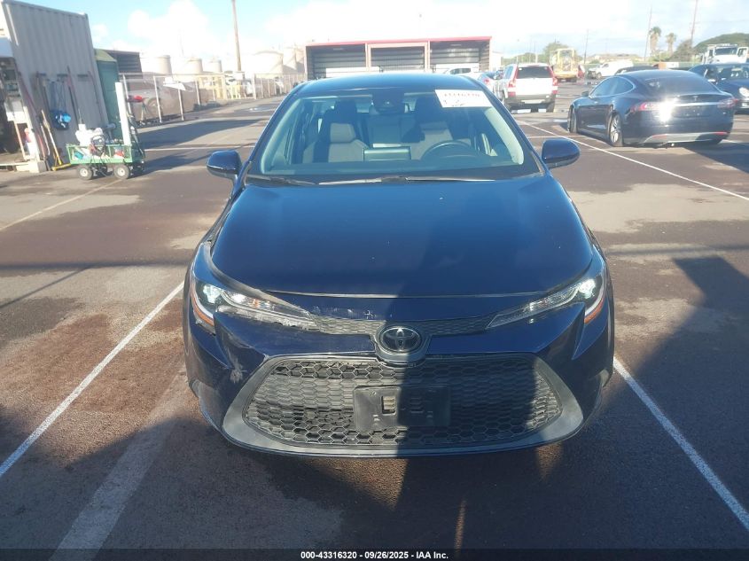 2021 Toyota Corolla Le VIN: 5YFEPMAE1MP196805 Lot: 43316320