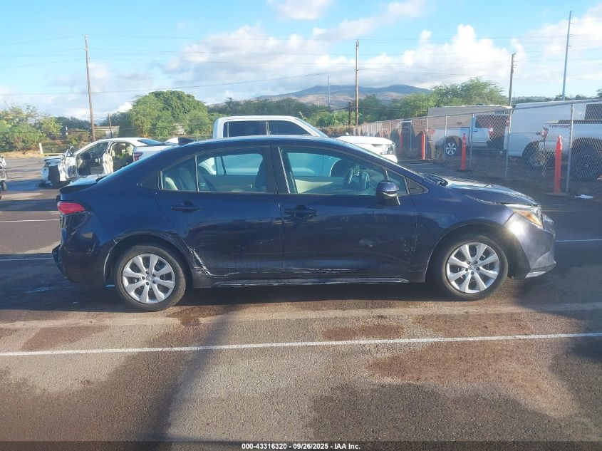 2021 Toyota Corolla Le VIN: 5YFEPMAE1MP196805 Lot: 43316320