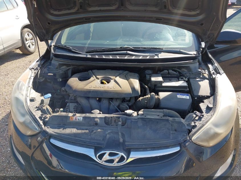 2013 Hyundai Elantra Gls VIN: KMHDH4AE9DU755413 Lot: 43316348