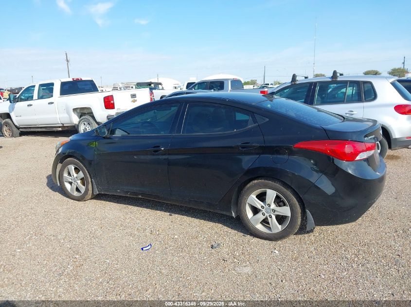 2013 Hyundai Elantra Gls VIN: KMHDH4AE9DU755413 Lot: 43316348