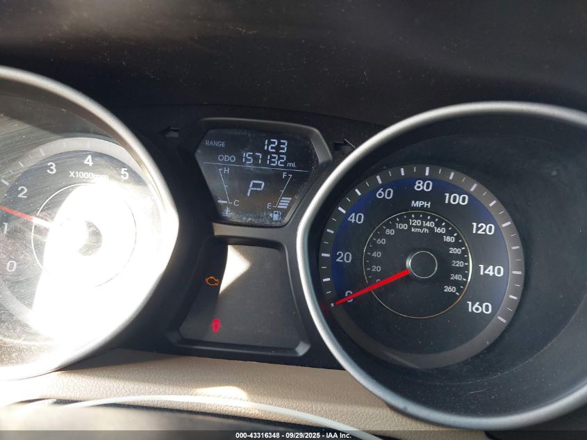 2013 Hyundai Elantra Gls VIN: KMHDH4AE9DU755413 Lot: 43316348