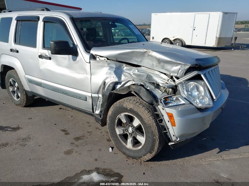 2008 Jeep Liberty Sport VIN: 1J8GN28K88W169105 Lot: 43316389