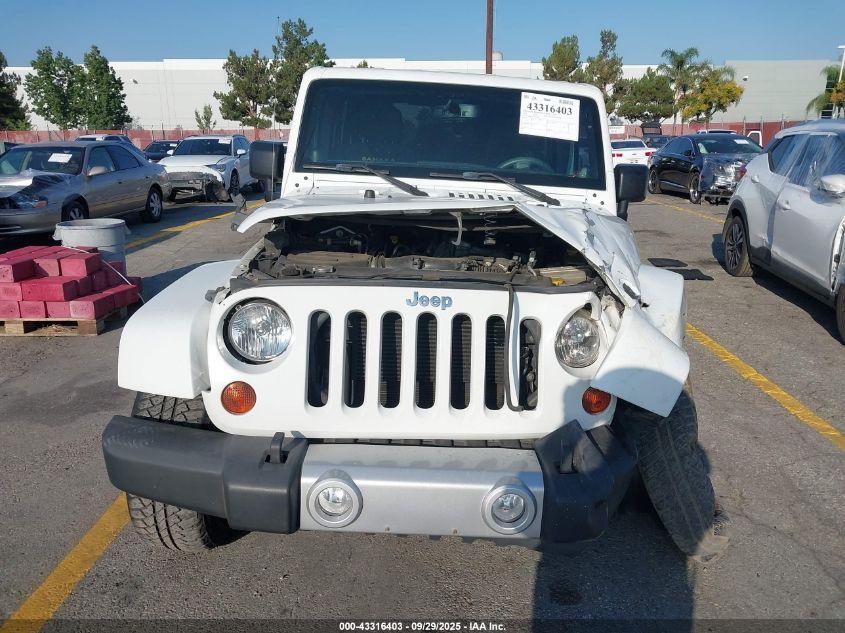 2013 Jeep Wrangler Unlimited Sahara VIN: 1C4BJWEG3DL593016 Lot: 43316403