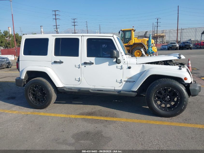 2013 Jeep Wrangler Unlimited Sahara VIN: 1C4BJWEG3DL593016 Lot: 43316403