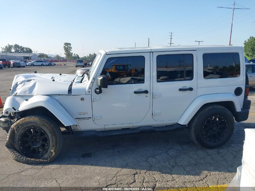 2013 Jeep Wrangler Unlimited Sahara VIN: 1C4BJWEG3DL593016 Lot: 43316403