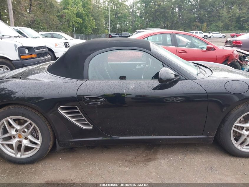 2010 Porsche Boxster VIN: WP0CA2A84AS710258 Lot: 43316407