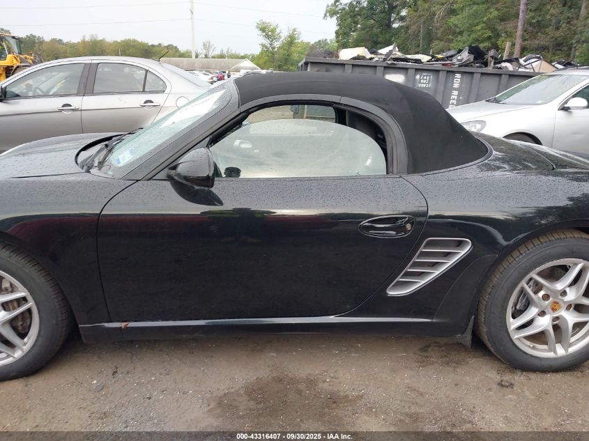 2010 Porsche Boxster VIN: WP0CA2A84AS710258 Lot: 43316407