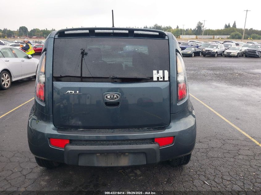 2011 Kia Soul + VIN: KNDJT2A2XB7237838 Lot: 43316414