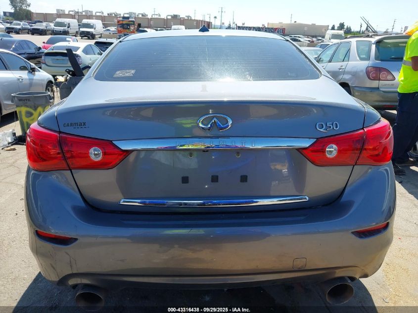 2015 Infiniti Q50 Premium VIN: JN1BV7APXFM355714 Lot: 43316438