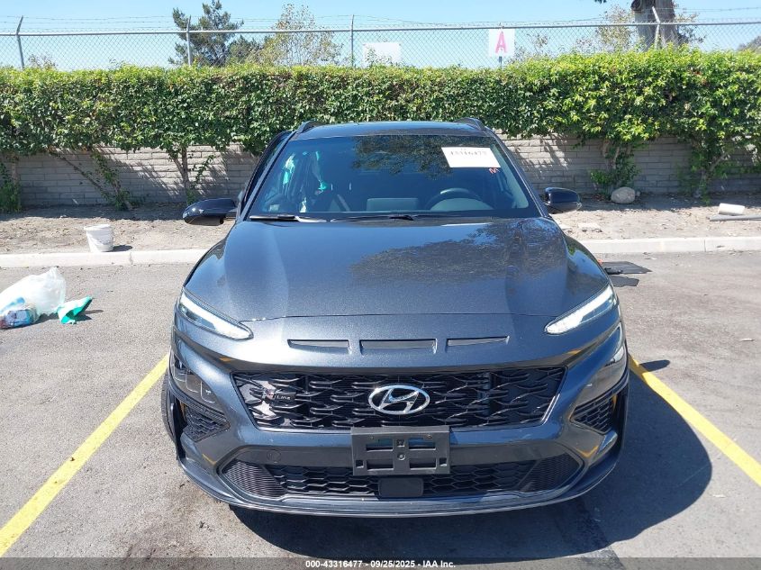 2022 Hyundai Kona N Line VIN: KM8K33A36NU922438 Lot: 43316477