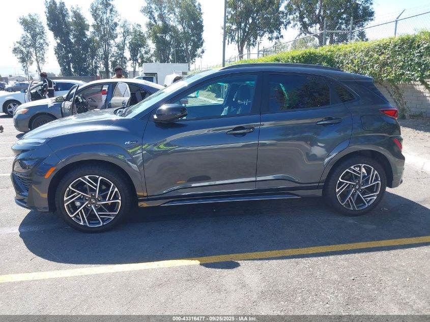 2022 Hyundai Kona N Line VIN: KM8K33A36NU922438 Lot: 43316477