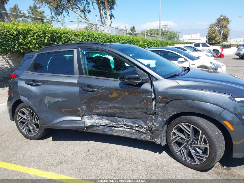 2022 Hyundai Kona N Line VIN: KM8K33A36NU922438 Lot: 43316477