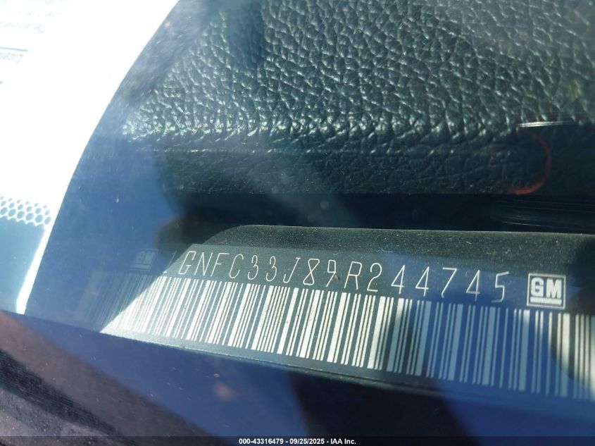 2009 Chevrolet Tahoe Ltz VIN: 1GNFC33J89R244745 Lot: 43316479