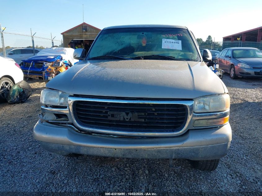 2002 GMC Sierra 1500 Sle VIN: 2GTEK19T321315109 Lot: 43316490