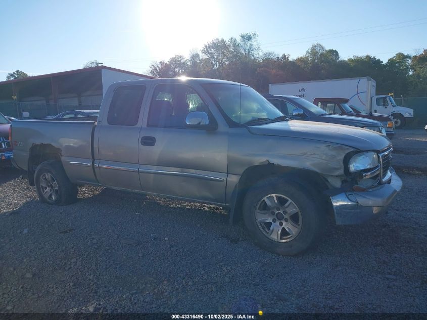 2002 GMC Sierra 1500 Sle VIN: 2GTEK19T321315109 Lot: 43316490