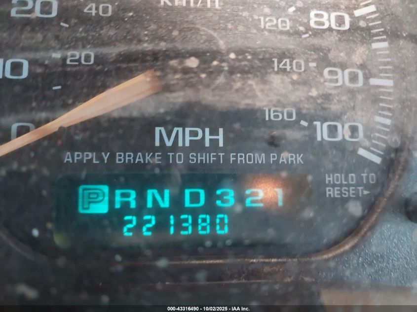 2002 GMC Sierra 1500 Sle VIN: 2GTEK19T321315109 Lot: 43316490