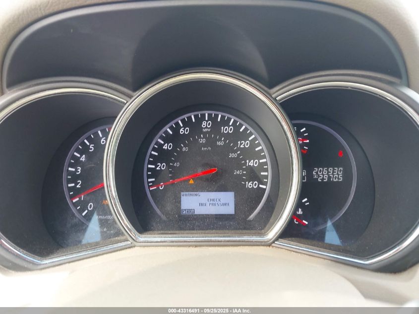 2012 Nissan Murano Le VIN: JN8AZ1MW5CW232937 Lot: 43316491