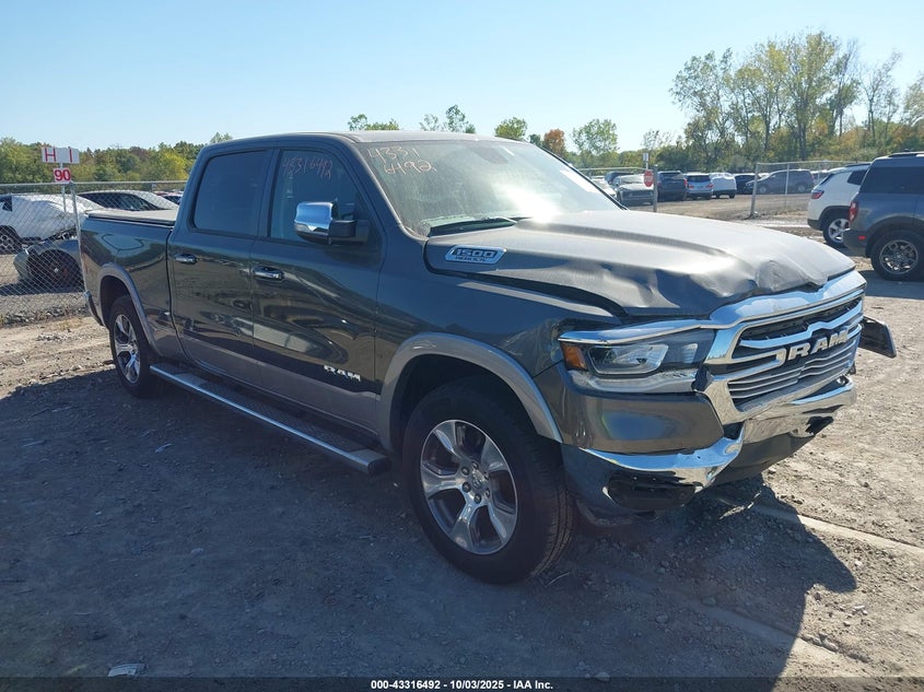 1C6SRFRT7LN344695 2020 Ram 1500 Laramie 4X4 6'4 Box auction photo 1