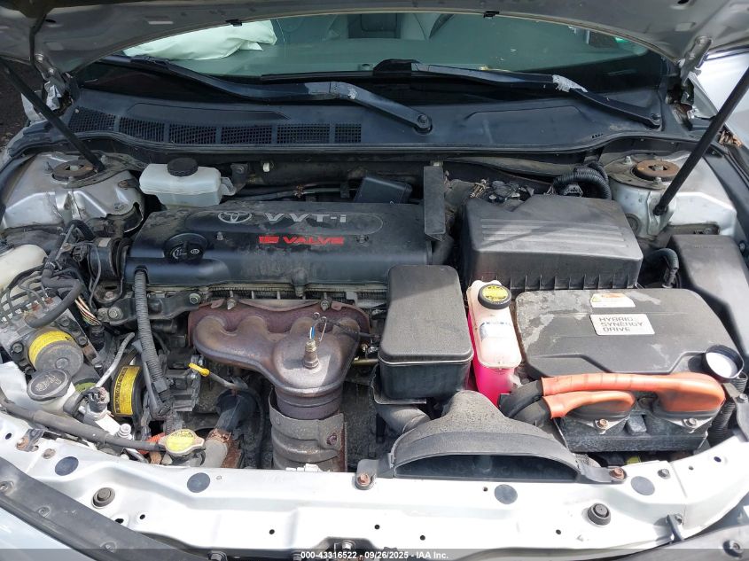 2008 Toyota Camry Hybrid VIN: 4T1BB46K48U053142 Lot: 43316522