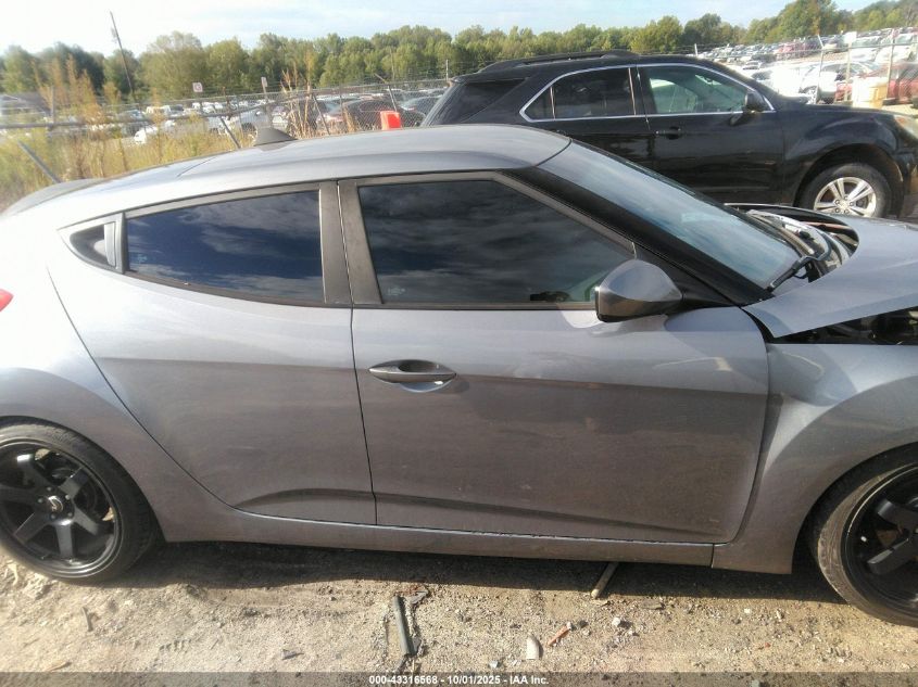 2017 Hyundai Veloster VIN: KMHTC6AD9HU323326 Lot: 43316568