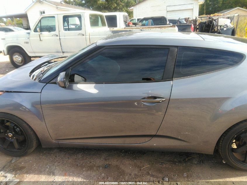 2017 Hyundai Veloster VIN: KMHTC6AD9HU323326 Lot: 43316568