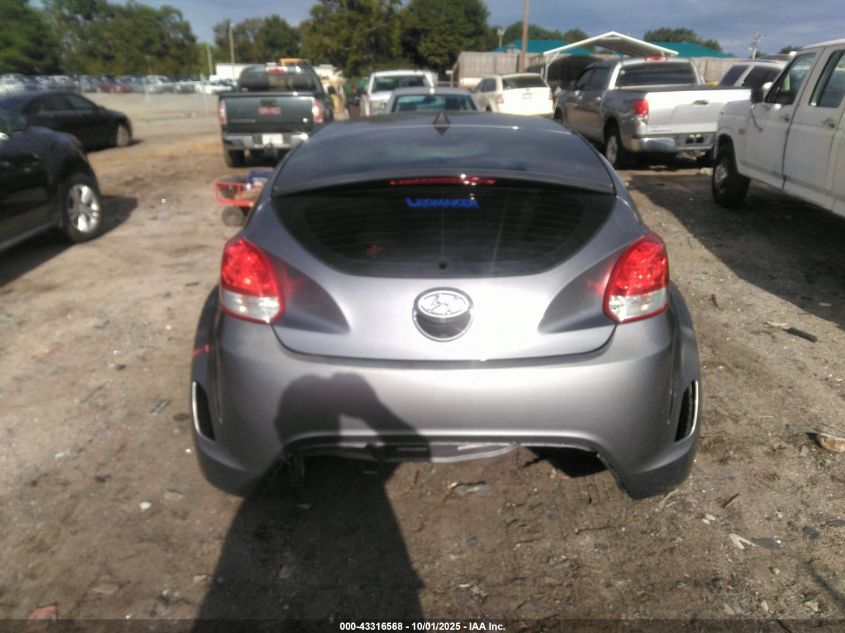 2017 Hyundai Veloster VIN: KMHTC6AD9HU323326 Lot: 43316568