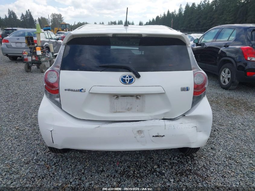 2012 Toyota Prius C Two VIN: JTDKDTB3XC1521151 Lot: 43316590