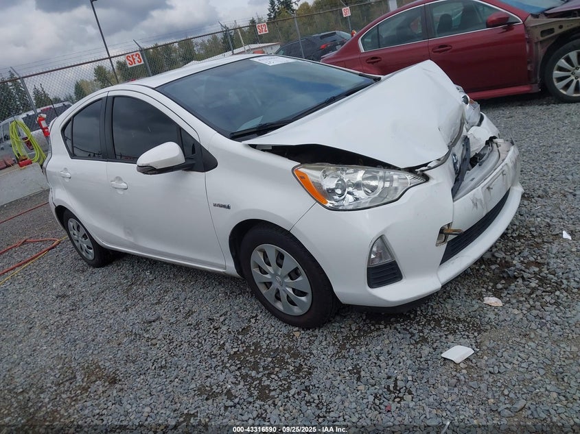 JTDKDTB3XC1521151 2012 Toyota Prius C Two auction photo 1