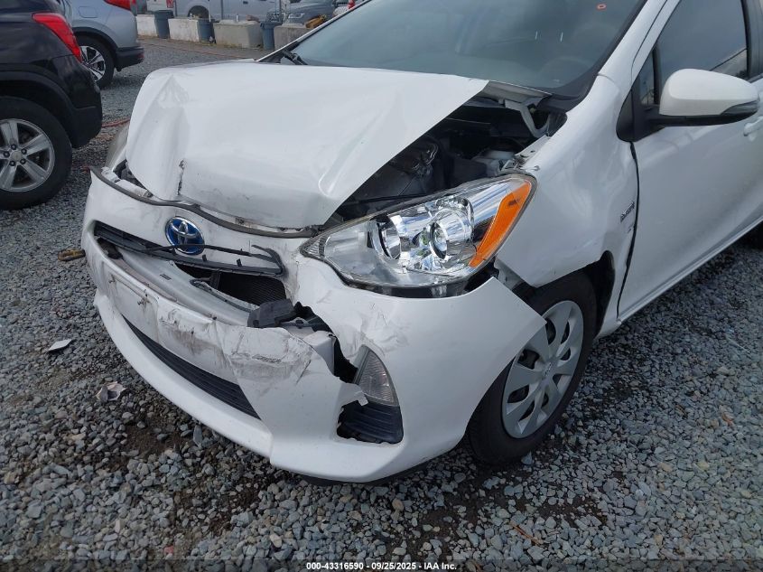 2012 Toyota Prius C Two VIN: JTDKDTB3XC1521151 Lot: 43316590