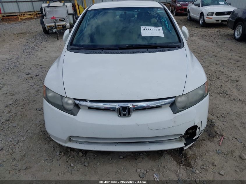 2008 Honda Civic Lx VIN: 1HGFA16598L042176 Lot: 43316630