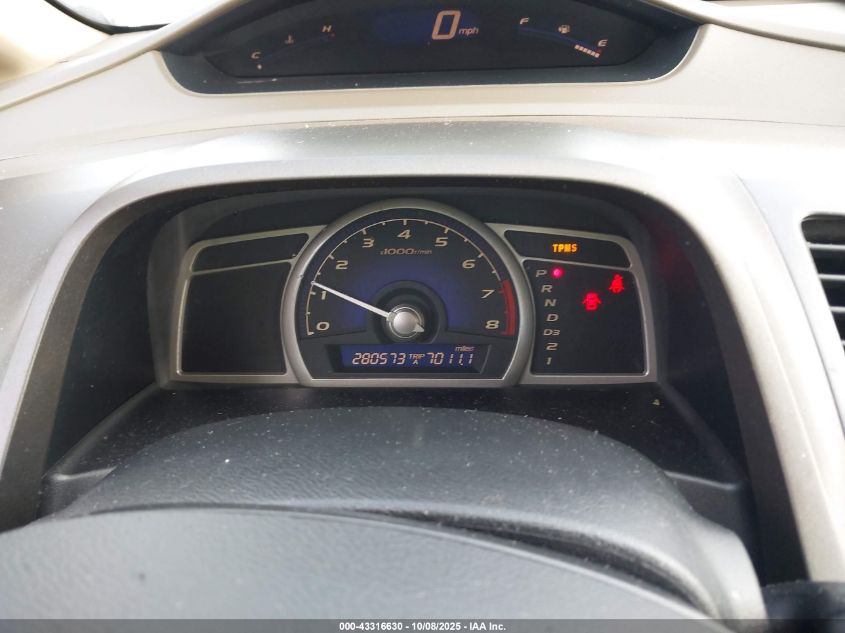 2008 Honda Civic Lx VIN: 1HGFA16598L042176 Lot: 43316630