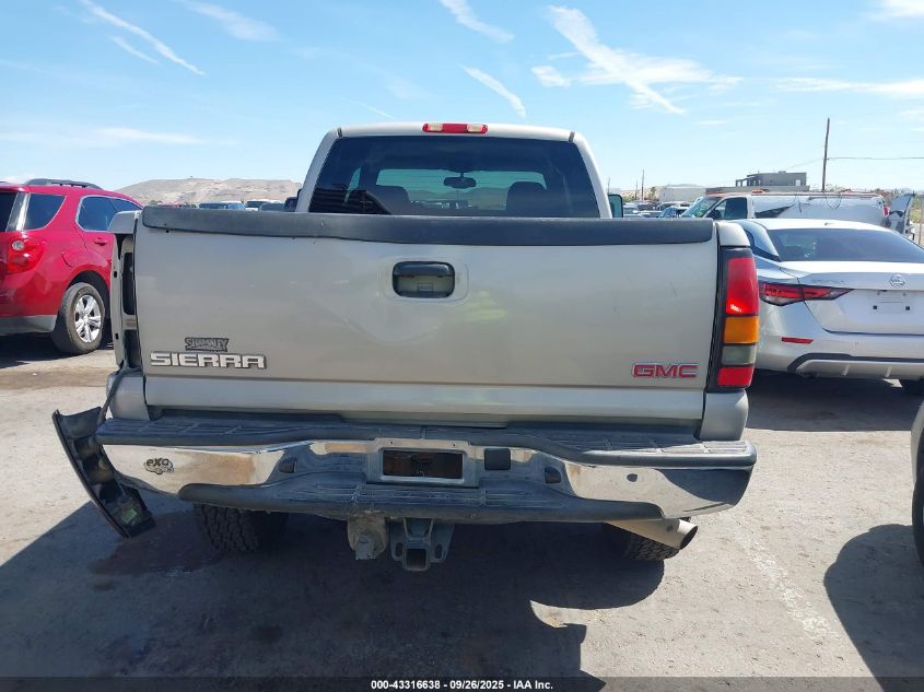 2006 GMC Sierra 2500Hd Sle2 VIN: 1GTHK29U06E128653 Lot: 43316638