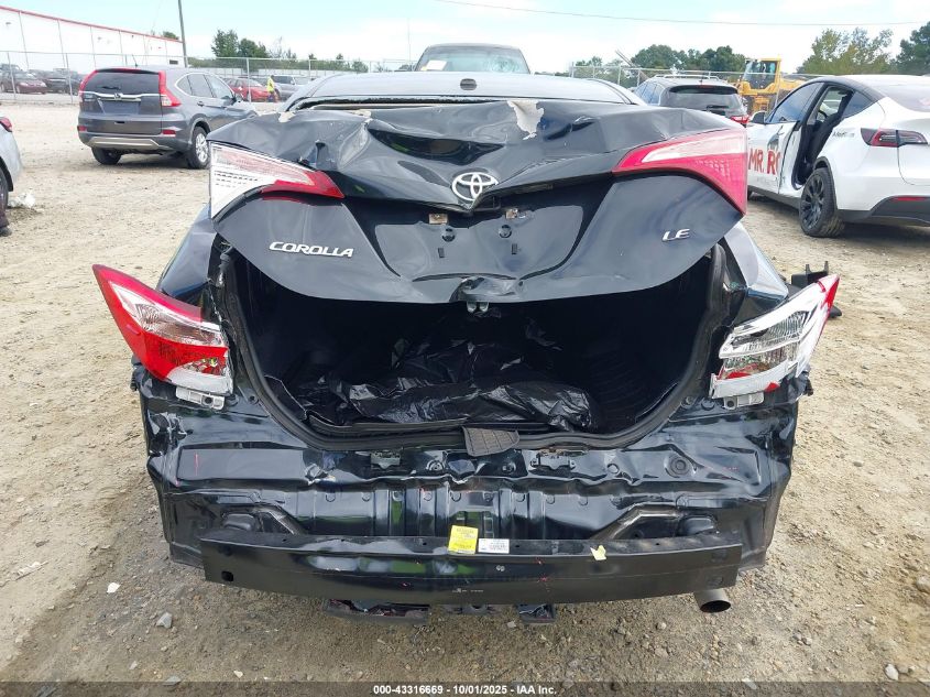 2017 Toyota Corolla Le VIN: 5YFBURHE2HP735629 Lot: 43316669
