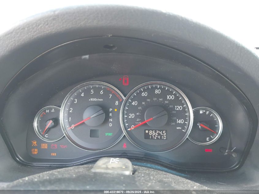 2008 Subaru Outback 2.5I Limited/2.5I Limited L.l. Bean Edition VIN: 4S4BP62C787322714 Lot: 43316670