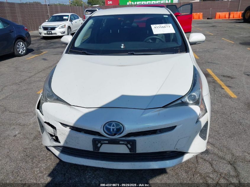 2018 Toyota Prius Two VIN: JTDKBRFU3J3590860 Lot: 43316673