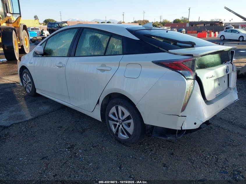 Vin: jtdkbrfu3j3590860, lot: 43811319, toyota prius two 20183
