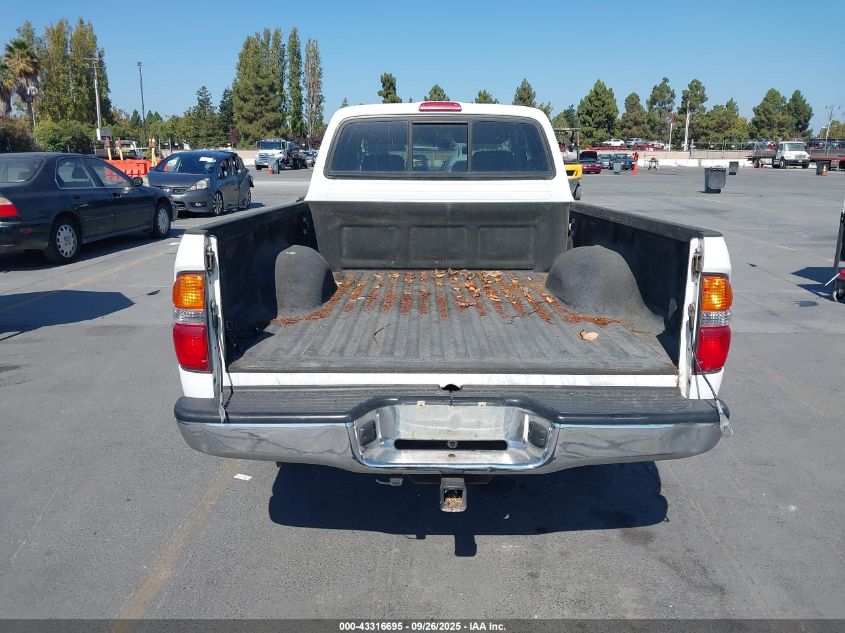 2002 Toyota Tacoma Base V6 VIN: 5TEWN72NX2Z027836 Lot: 43316695