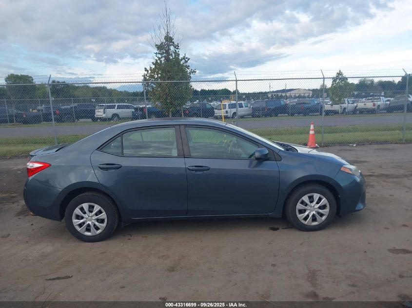 2014 Toyota Corolla Le Eco VIN: 2T1BPRHE6EC061410 Lot: 43316699