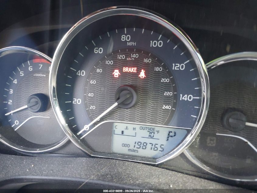 2014 Toyota Corolla Le Eco VIN: 2T1BPRHE6EC061410 Lot: 43316699